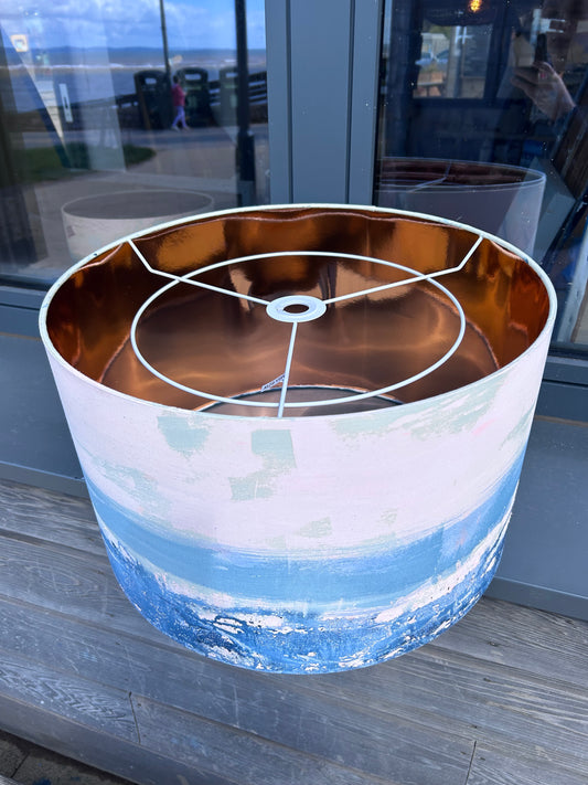 Large Scale Hand Painted Estuary Pendent Shade