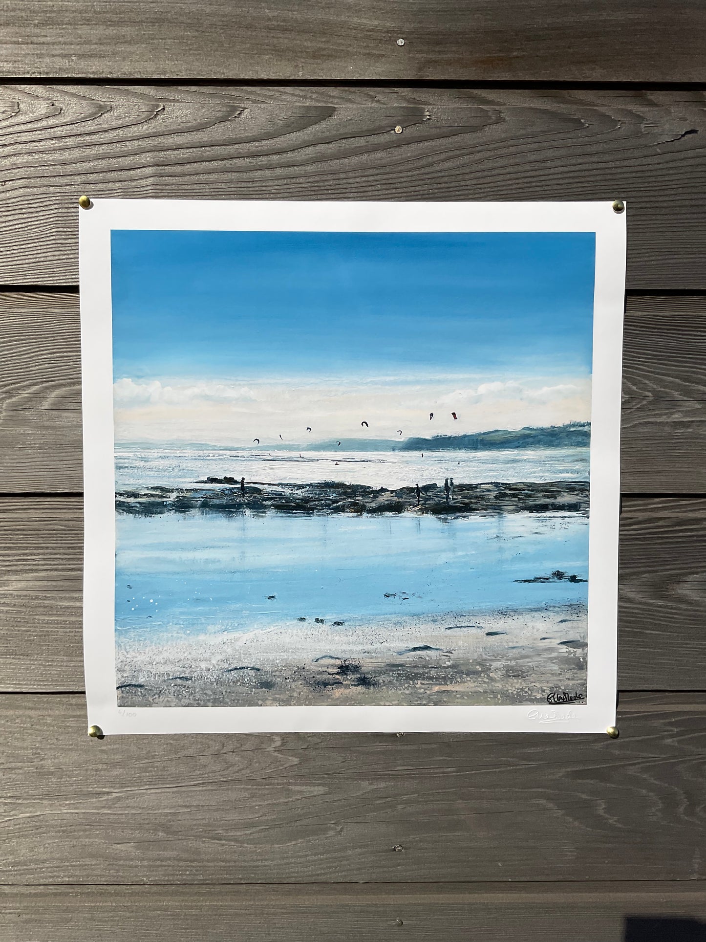 'Easterly Wind' Maer Rocks Limited Edition Print