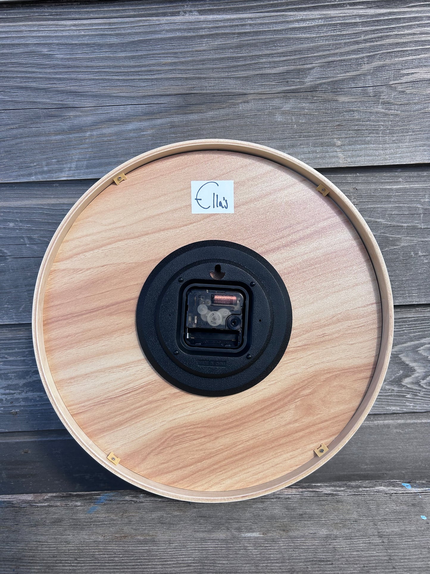 Mont Blanc Printed Clock