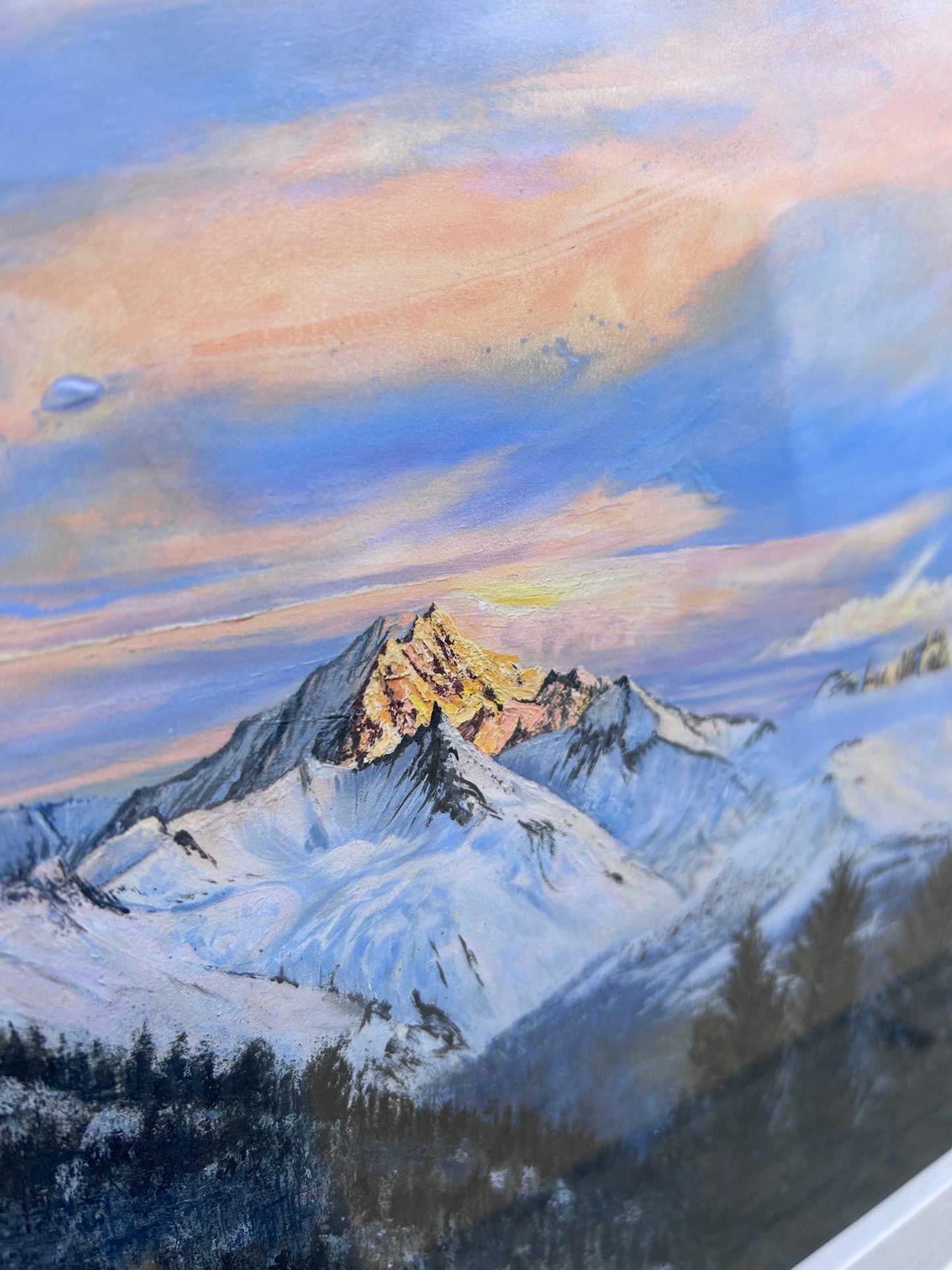 'Dawn Over Mont Blanc' Limited Edition Print