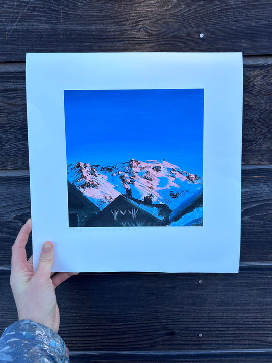 ‘Golden hour on Le Varet’