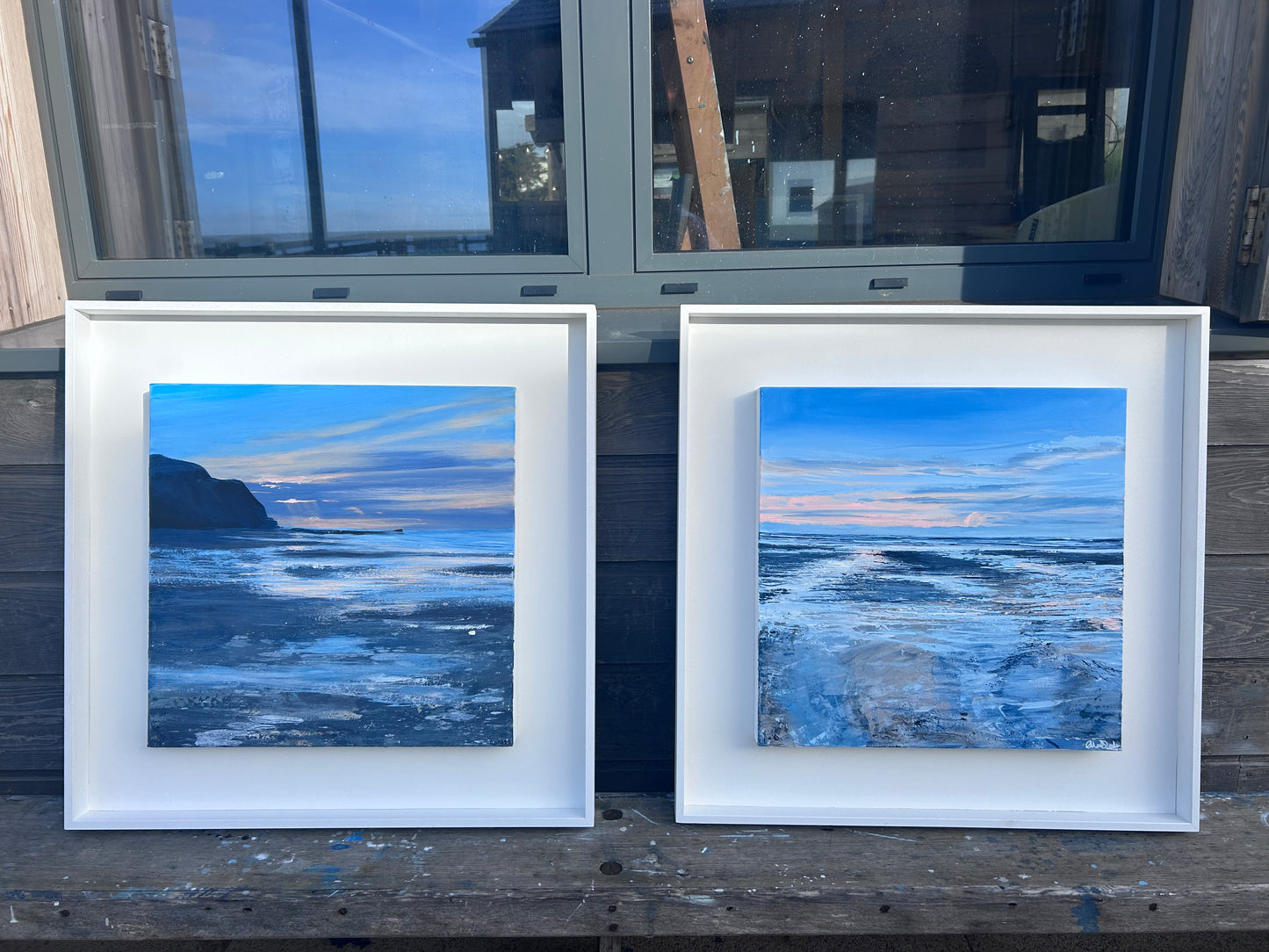 Orcombe Point sunrise duo