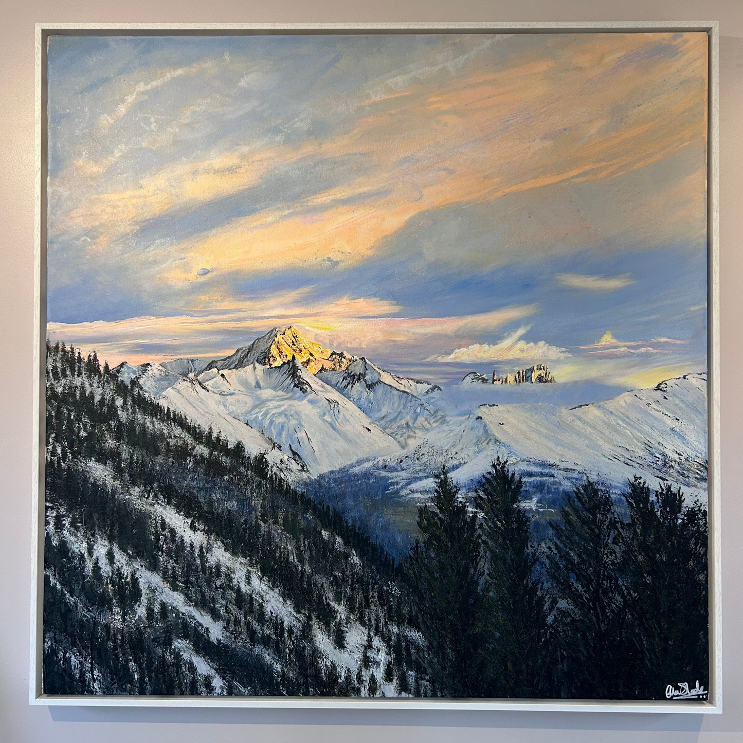 'Dawn Over Mont Blanc'